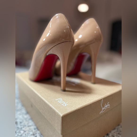 Christian Louboutin Nude Pigalle 100 Patent Size 37 - Picture 3 of 8